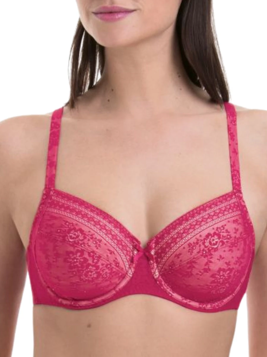 Rosa Faia Fleur Underwired Bra - Cherry Red 3 Rosa Faia Fleur Underwired Bra - Cherry Red