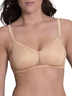 Rosa Faia Lace Rose Contour Soft Bra - Desert