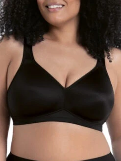 Rosa Faia Twin Moulded Soft Bra - Black -FREYA Shop braforme rosa faia twin 5493 001 2f