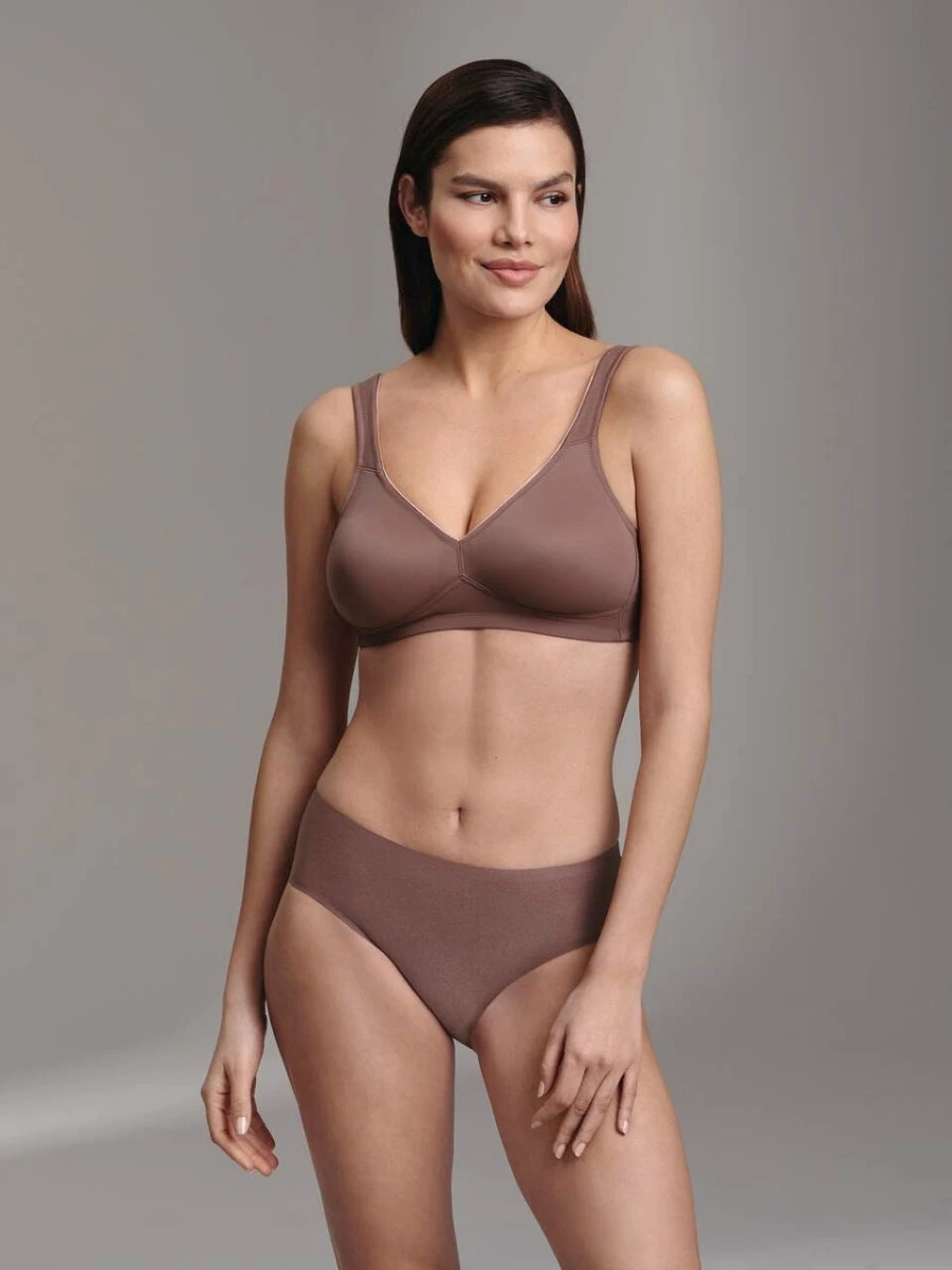 Rosa Faia Twin Moulded Soft Bra - Berry 5 Rosa Faia Twin Moulded Soft Bra - Berry - Image 4