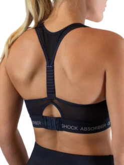 Shock Absorber InfinitY Power Zip Front Sports Bra - Black -FREYA Shop braforme shock absorber infinitY power U10058 BLK b