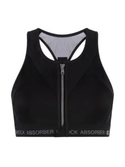 Shock Absorber InfinitY Power Zip Front Sports Bra - Black -FREYA Shop braforme shock absorber infinitY power U10058 BLK cf