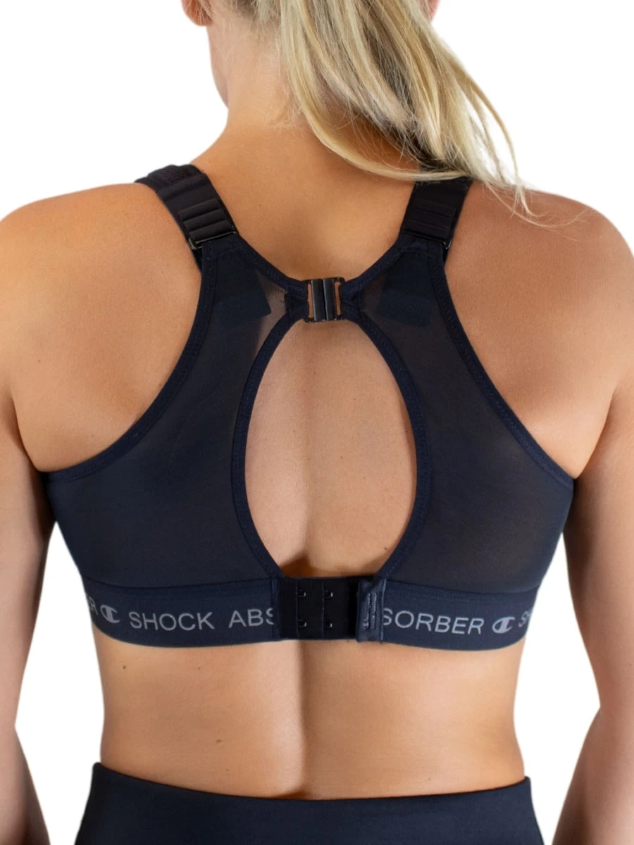 Shock Absorber Ultimate Run Padded Sports Bra - Black/Silver 6 Shock Absorber Ultimate Run Padded Sports Bra - Black/Silver - Image 4