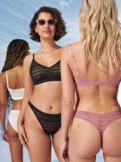 Sloggi FREE Evolve Lace Push Up Bralette - Black -FREYA Shop braforme sloggi free evolve 10224701 0004 3l