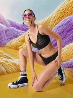 Sloggi FREE Evolve Lace Push Up Bralette - Black -FREYA Shop braforme sloggi free evolve 10224701 0004 4l