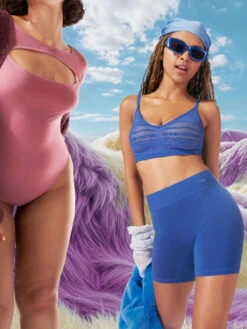 Sloggi FREE Evolve Lace Push Up Bralette - Blue Sapphire -FREYA Shop braforme sloggi free evolve 10224701 7010 2l