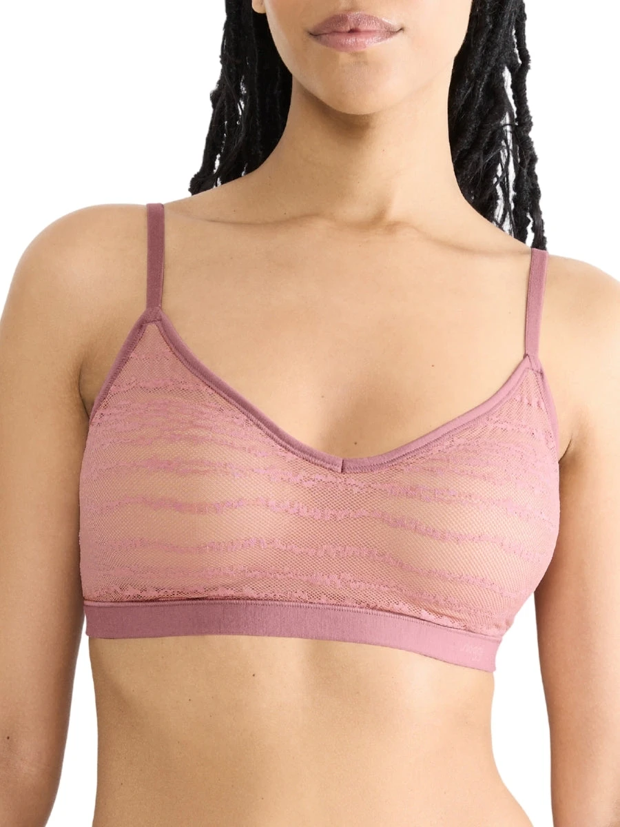 Sloggi FREE Evolve Lace Push Up Bralette - Date Night Pink 3 Sloggi FREE Evolve Lace Push Up Bralette - Date Night Pink
