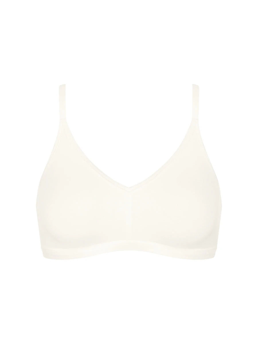 Sloggi GO Daily Cotton Soft Bra - Silk White 6 Sloggi GO Daily Cotton Soft Bra - Silk White - Image 4