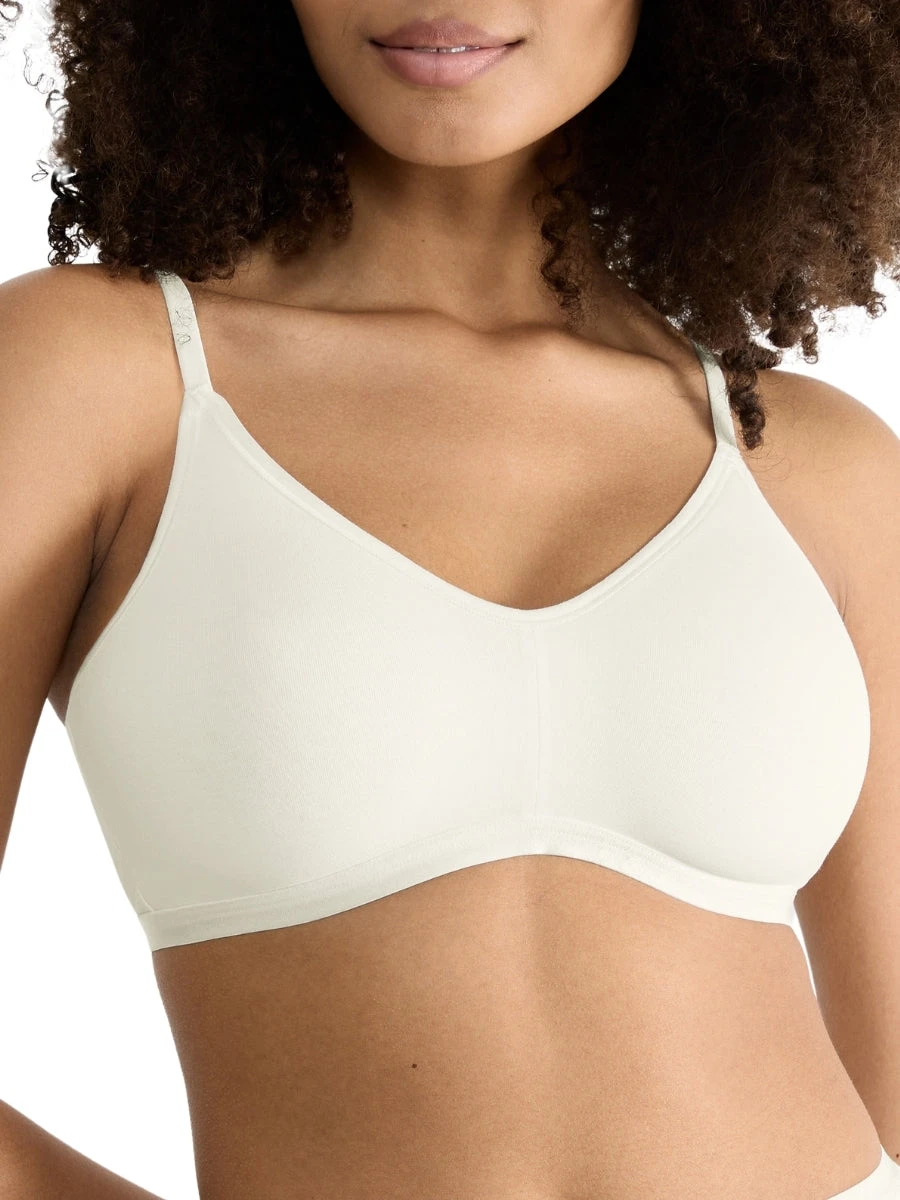 Sloggi GO Daily Cotton Soft Bra - Silk White 3 Sloggi GO Daily Cotton Soft Bra - Silk White