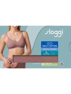 Sloggi GO Daily Cotton Soft Bra - Cacao -FREYA Shop braforme sloggi go daily cotton 10222318 1141 2bx
