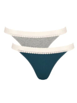 Sloggi GO Ribbed Tanga (2 Pack) -FREYA Shop braforme sloggi knickers tanga c2p 10213180 m007 p