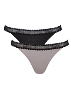 Sloggi GO Ribbed Tanga (2 Pack) -FREYA Shop braforme sloggi knickers tanga c2p 10213180 m014 p