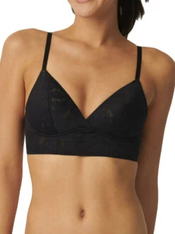 Sloggi ZERO Lace 2.0 Longline Bra - Black