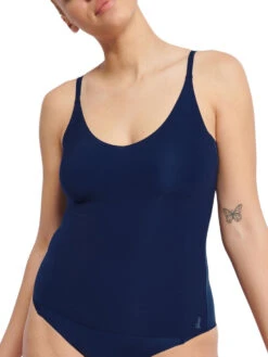 Sloggi ZERO Feel 2.0 Spaghetti Top - Navy
