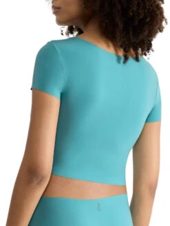 Sloggi ZERO Feel 2.0 Crop Top - Quiet Turquoise -FREYA Shop braforme sloggi zero feel 2.0 10219697 1597 b