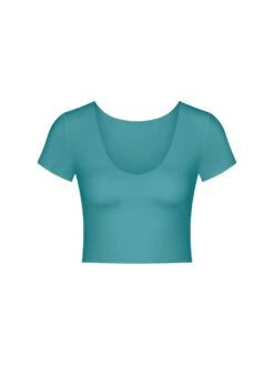 Sloggi ZERO Feel 2.0 Crop Top - Quiet Turquoise -FREYA Shop braforme sloggi zero feel 2.0 10219697 1597 cf