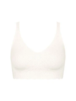 Sloggi ZERO Feel Bliss Bralette - Silk White -FREYA Shop braforme sloggi zero feel bliss 10129598 00GZ cf