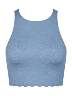 Sloggi ZERO Feel Bliss Crop Top - Azura Blue -FREYA Shop braforme sloggi zero feel bliss 10219667 7401 cf