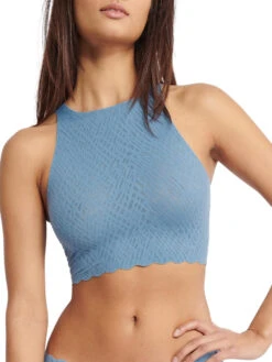 Sloggi ZERO Feel Bliss Crop Top - Azura Blue