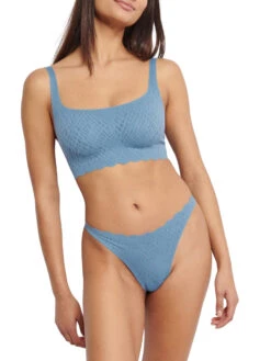 Sloggi ZERO Feel Bliss Top - Azura Blue -FREYA Shop braforme sloggi zero feel bliss 10219678 7401 2f