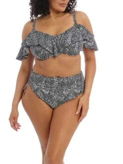 ELOMI Pebble Cove Bikini Top - Black -FREYA Shop braforme swim elomi pebble 20cove 801106 blk full