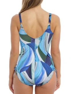 FANTASIE Aguada Beach Twist Front Swimsuit - Splash -FREYA Shop braforme swim fantasie aguada 20beach 502931 sph back