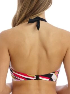 FANTASIE Sanoa Island Halter Bikini Top - Black -FREYA Shop braforme swim fantasie sanoa 20island 503004 blk back