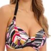 FANTASIE Sanoa Island Halter Bikini Top - Black -FREYA Shop braforme swim fantasie sanoa 20island 503004 blk front