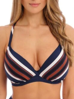FANTASIE Ocean Cove Plunge Bikini Top - Deep Sea