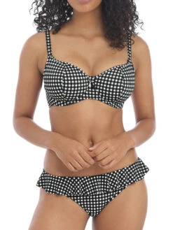 FREYA Check In Sweetheart Bikini Top - Monochrome -FREYA Shop braforme swimwear as201903 mom freya swim check in monochrome underwired sweetheart bikini top full