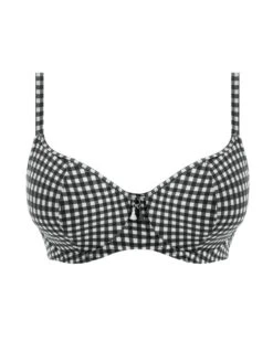 FREYA Check In Sweetheart Bikini Top - Monochrome -FREYA Shop braforme swimwear as201903 mom freya swim check in monochrome underwired sweetheart bikini top p