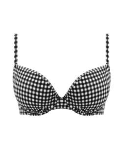 FREYA Check In Bikini Top - Monochrome 10 FREYA Check In Bikini Top - Monochrome -FREYA Shop braforme swimwear as201908 mom freya swim check in monochrome underwired moulded bikini top p