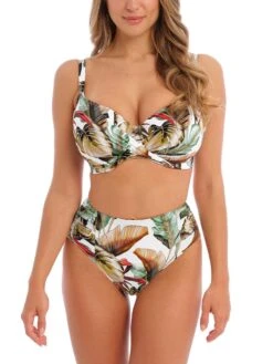 FANTASIE Kinabalu High Waist Bikini Brief 12 FANTASIE Kinabalu High Waist Bikini Brief -FREYA Shop braforme swimwear fantasie kinabalu bikini briefs fs503278 jue jungle full