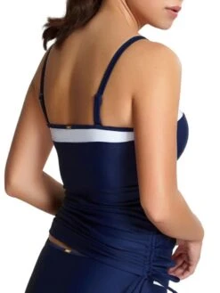 Panache Anya Cruise Multiway Tankini - Navy/White 10 Panache Anya Cruise Multiway Tankini - Navy/White -FREYA Shop braforme swimwear panache anya cruise tankini top navy white sw1091 b1