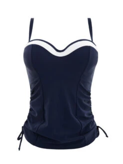 Panache Anya Cruise Multiway Tankini - Navy/White 11 Panache Anya Cruise Multiway Tankini - Navy/White -FREYA Shop braforme swimwear panache anya cruise tankini top navy white sw1091 p