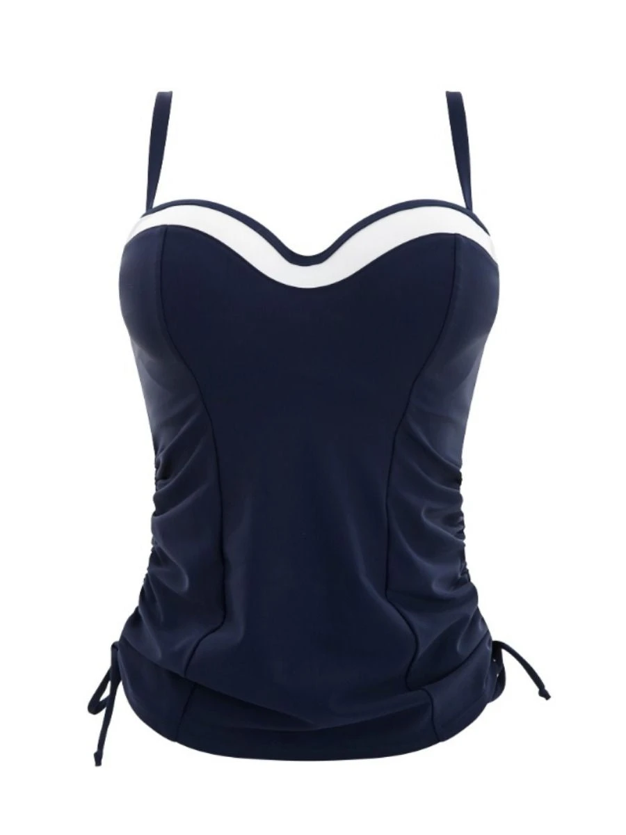 Panache Anya Cruise Multiway Tankini - Navy/White 7 Panache Anya Cruise Multiway Tankini - Navy/White - Image 5
