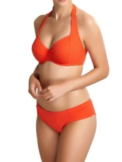 Panache Echo Halterneck Bikini Top - Orange -FREYA Shop braforme swimwear panache echo sw1325 sw1326 orange full