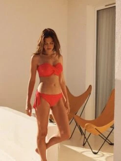 Panache Echo Mock Tie Side Bikini Brief -FREYA Shop braforme swimwear panache echo sw1328 orange ls