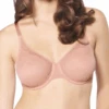 Triumph Lace Spotlight W Bra - Dusty Pink -FREYA Shop braforme triumph 10194089 pink f