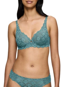Triumph Amourette W High Apex Bra - Quiet Turquoise -FREYA Shop braforme triumph amourette 10209574 1597 2f