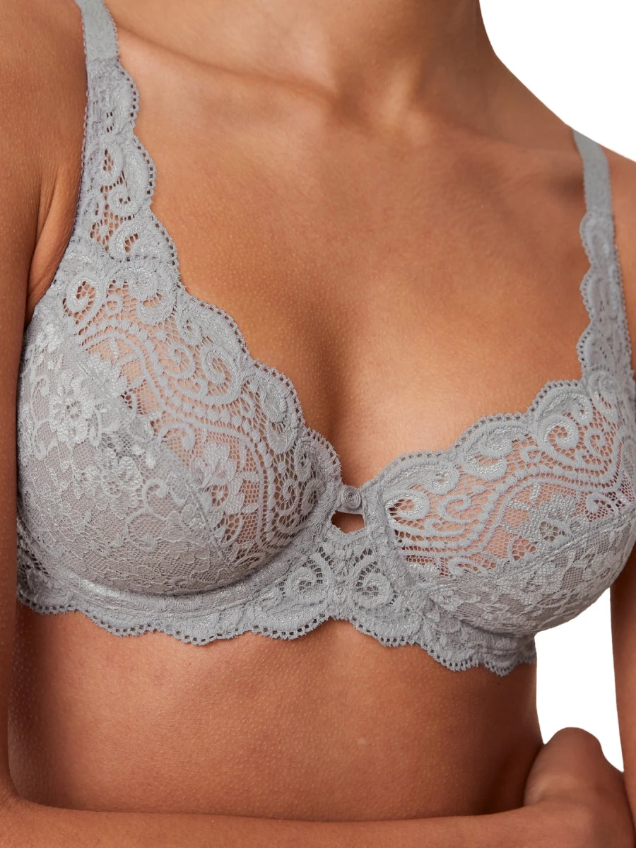 Triumph Amourette WHP Half Cup Bra - Silent Grey 5 Triumph Amourette WHP Half Cup Bra - Silent Grey - Image 3