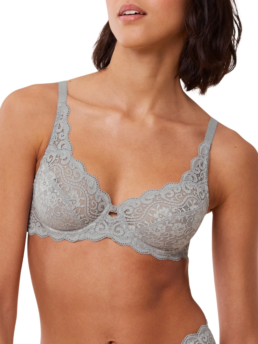 Triumph Amourette WHP Half Cup Bra - Silent Grey 3 Triumph Amourette WHP Half Cup Bra - Silent Grey