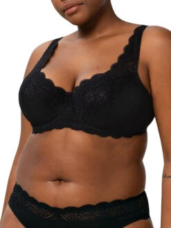 Triumph Amourette WHP Half Cup Bra - Black -FREYA Shop braforme triumph amourette 10209584 0004 3f