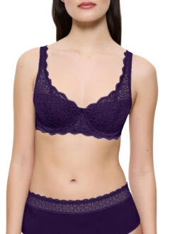 Triumph Amourette WHP Half Cup Bra - Royal Purple -FREYA Shop braforme triumph amourette 10209584 00EH 2f