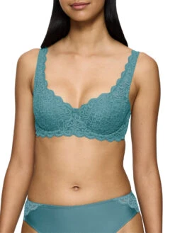 Triumph Amourette WHP Half Cup Bra - Quiet Turquoise -FREYA Shop braforme triumph amourette 10209584 1597 2f