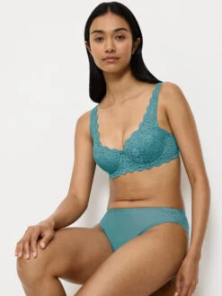 Triumph Amourette WHP Half Cup Bra - Quiet Turquoise -FREYA Shop braforme triumph amourette 10209584 1597 l