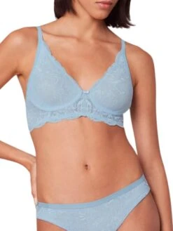 Triumph Amourette Charm Bra Non-Wired Bra - Blue -FREYA Shop braforme triumph amourette charm 10214451 00BI 2f