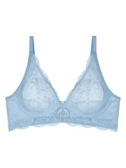 Triumph Amourette Charm Bra Non-Wired Bra - Blue -FREYA Shop braforme triumph amourette charm 10214451 00BI c
