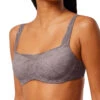 Triumph Body Make-Up Illusion Lace Padded Balcony Bra - Pigeon Grey -FREYA Shop braforme triumph body make up illusion lace 10219845 f