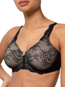 Triumph Contouring Sensation Minimizer Bra - Black -FREYA Shop braforme triumph contouring sensation 10143566 0004 2s